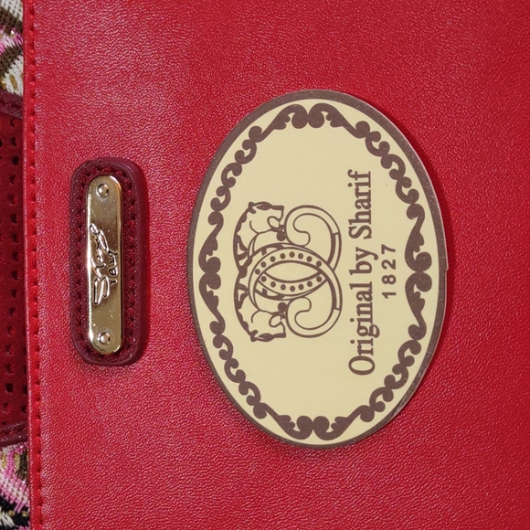 Sharif Leather Wristlet/Clutch/Crossbody Bag - Picture 7 of 8